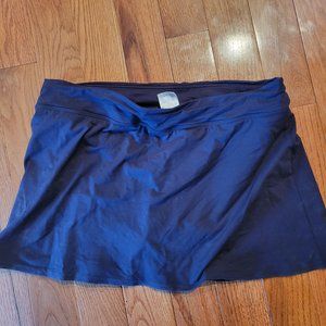 Lands End Bathing Suit Skirt - Blue - Size 14